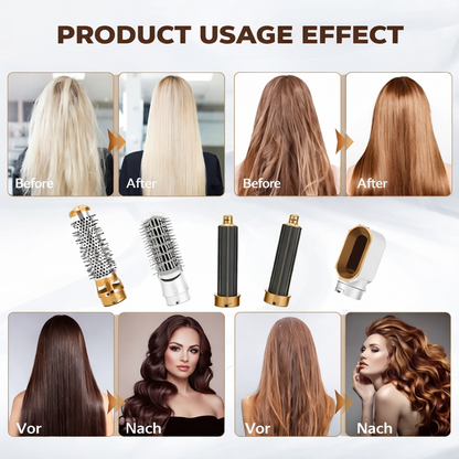 Veloura Multi Haarstyler met Verwisselbare Styling Opzetstukken