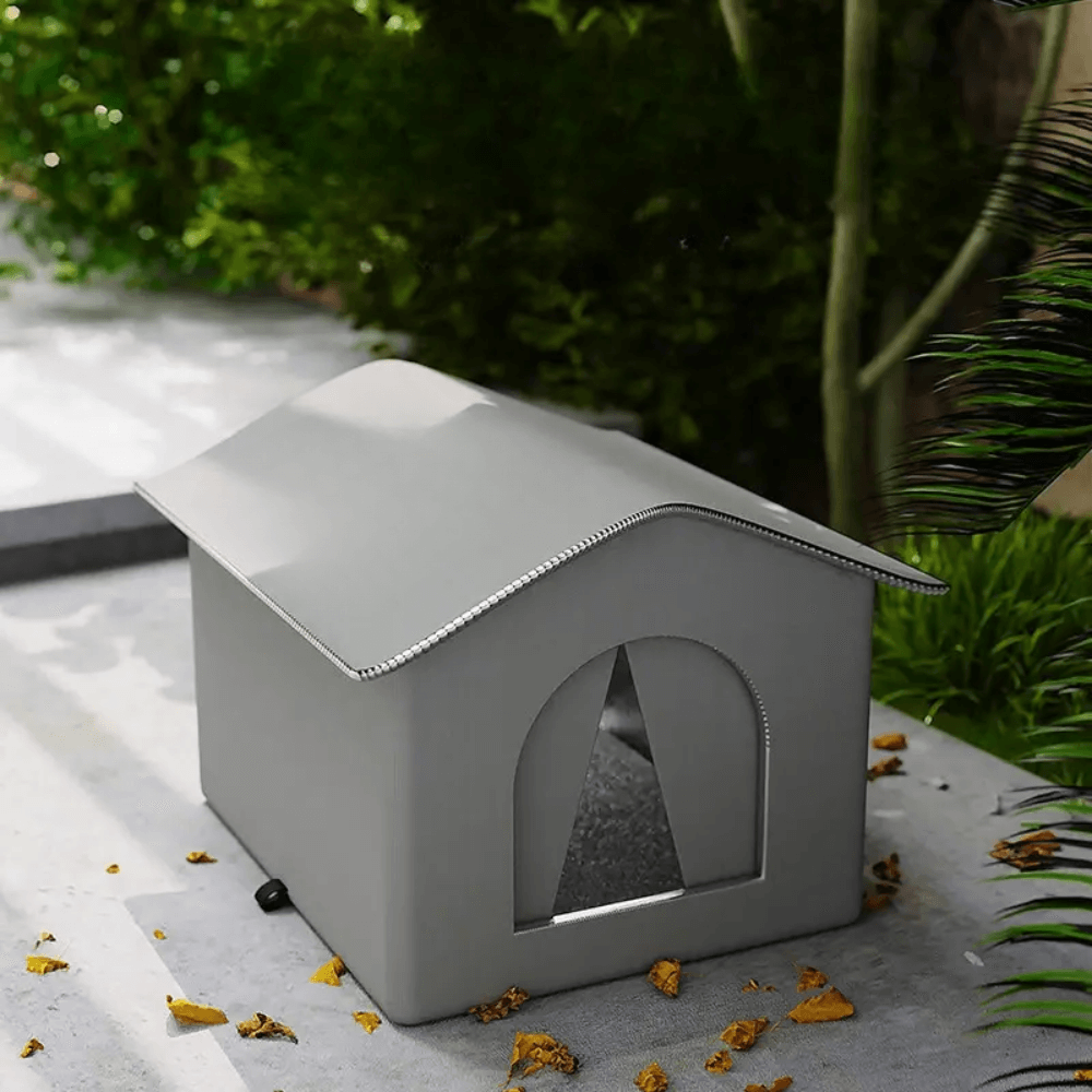 FrostGuard Buiten Kattenhuis – Waterdicht en Windbestendig voor Bescherming in Elk Weer