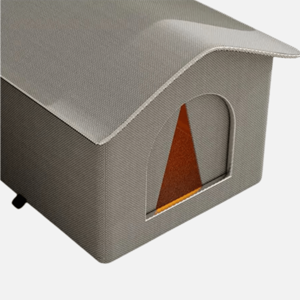 FrostGuard Buiten Kattenhuis – Waterdicht en Windbestendig voor Bescherming in Elk Weer