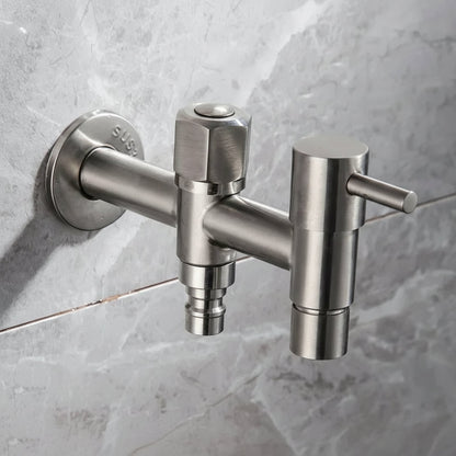 Wandmontage RVS kraan – RVS 304, G1/2 aansluiting en flexibele aansluiting