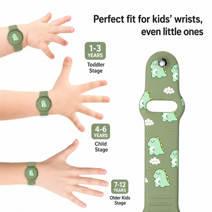 SafeTrail Kinder Trackerarmband met Verstelbare Siliconenband