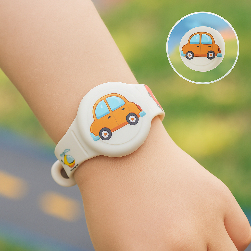 SafeTrail Kinder Trackerarmband met Verstelbare Siliconenband