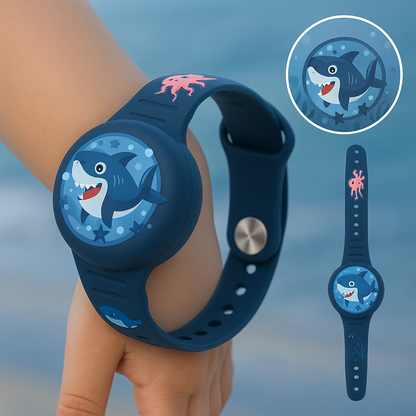 SafeTrail Kinder Trackerarmband met Verstelbare Siliconenband