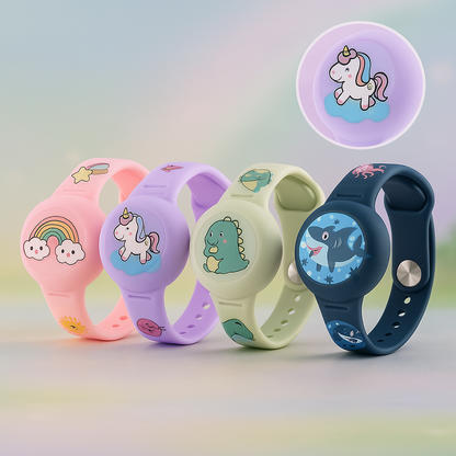SafeTrail Kinder Trackerarmband met Verstelbare Siliconenband