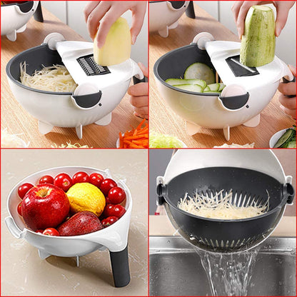 SlicePro Multifunctionele Groentesnijder met Verwisselbare Messen