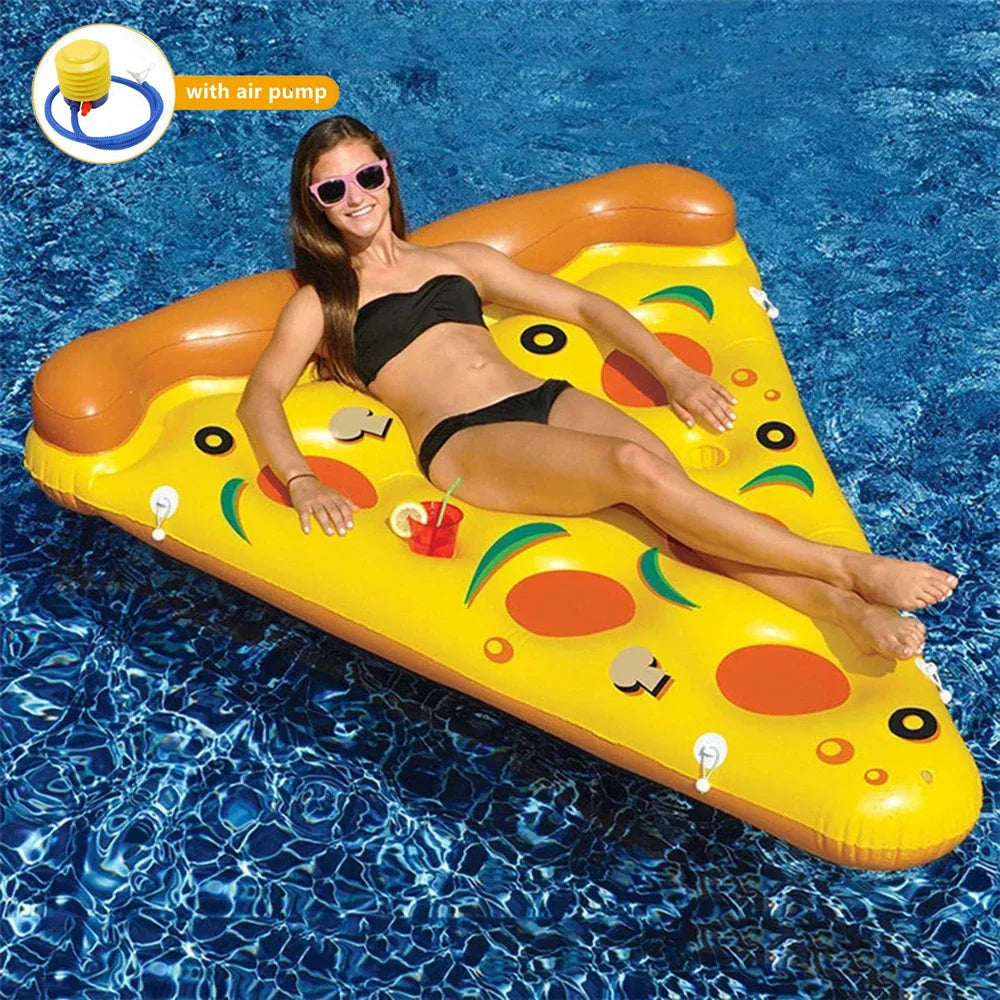 Gigantische Pizza Zwembad Matras – Ontspannen en Genieten in Stijl