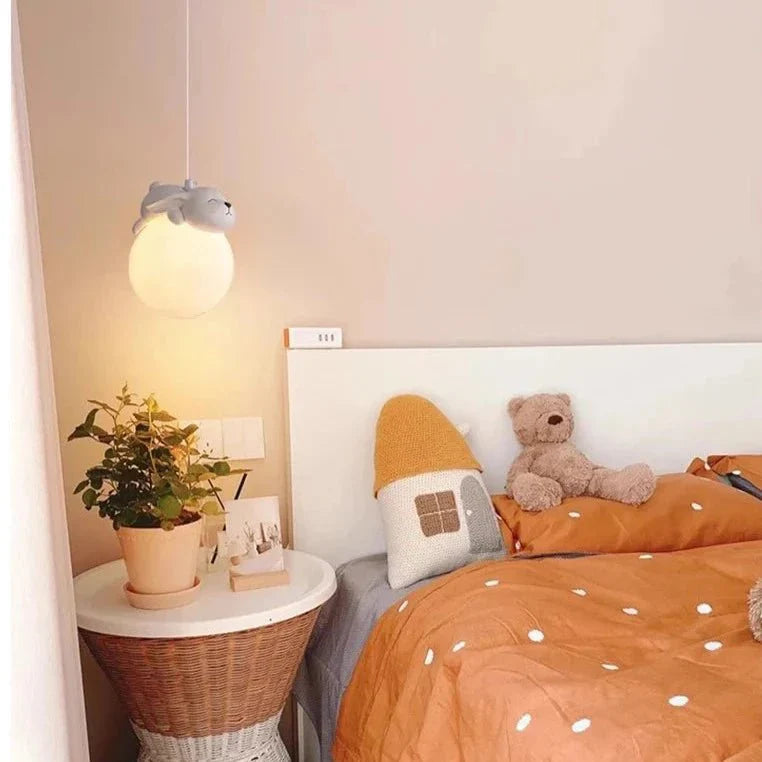GlowCritter - Hanglamp in maanstijl