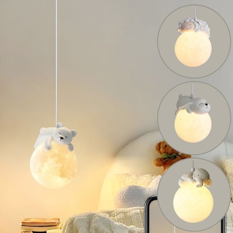 GlowCritter - Hanglamp in maanstijl