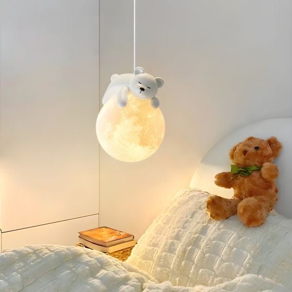 GlowCritter - Hanglamp in maanstijl