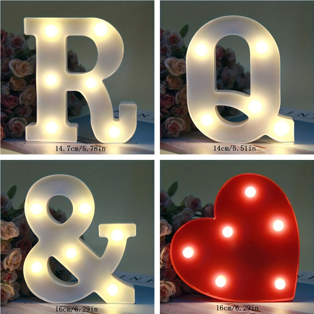 GlowText - Draadloze LED Letterlamp voor Unieke Stijl