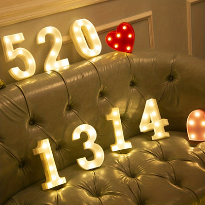 GlowText - Draadloze LED Letterlamp voor Unieke Stijl