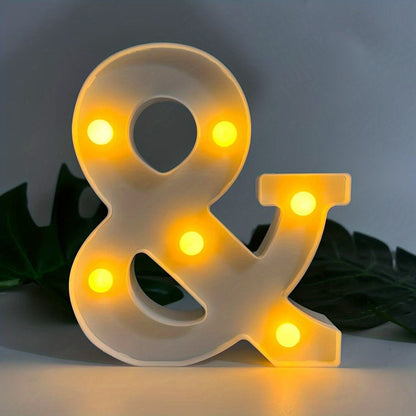 GlowText - Draadloze LED Letterlamp voor Unieke Stijl