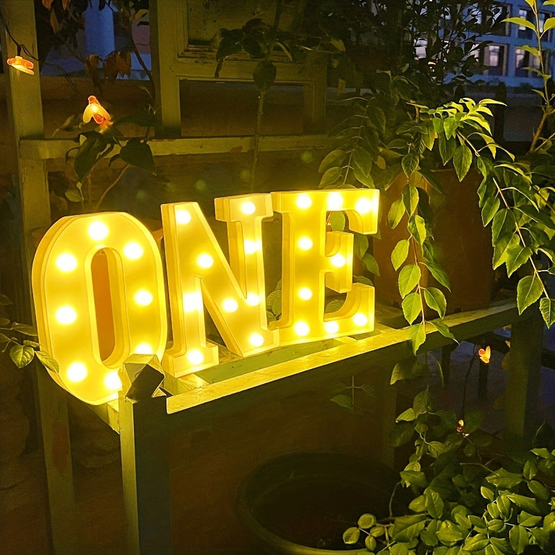 GlowText - Draadloze LED Letterlamp voor Unieke Stijl