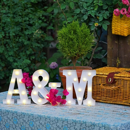 GlowText - Draadloze LED Letterlamp voor Unieke Stijl