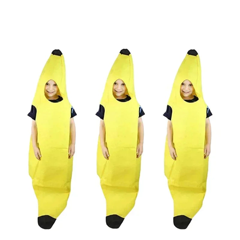 Geel Bananenkostuum voor Heren – Grappig Outfit voor Carnaval, Halloween & Themafeesten