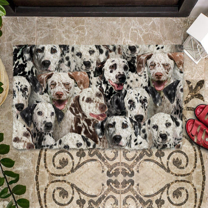 Groepje Dalmatians Deurmat