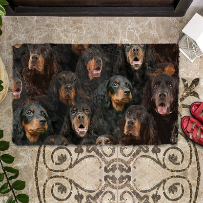 Groepje Gordon setter Deurmat