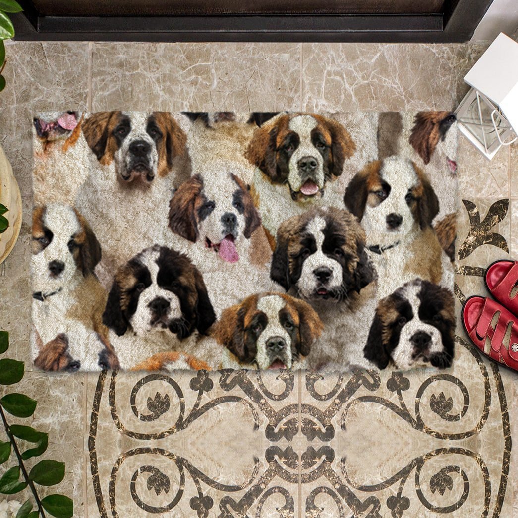 Groepje St. Bernards Deurmat