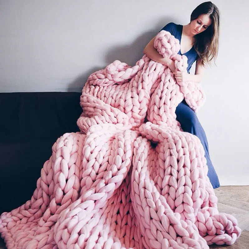 Grofgebreide Dekens – Gezellige Wolldeck voor Elke Kamer – Zacht & Warm – Perfect voor Bank en Bed