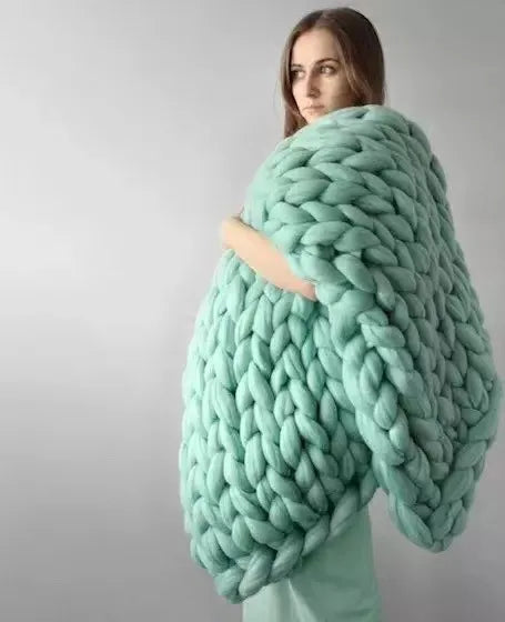 Grofgebreide Dekens – Gezellige Wolldeck voor Elke Kamer – Zacht & Warm – Perfect voor Bank en Bed