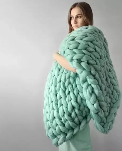 Grofgebreide Dekens – Gezellige Wolldeck voor Elke Kamer – Zacht & Warm – Perfect voor Bank en Bed