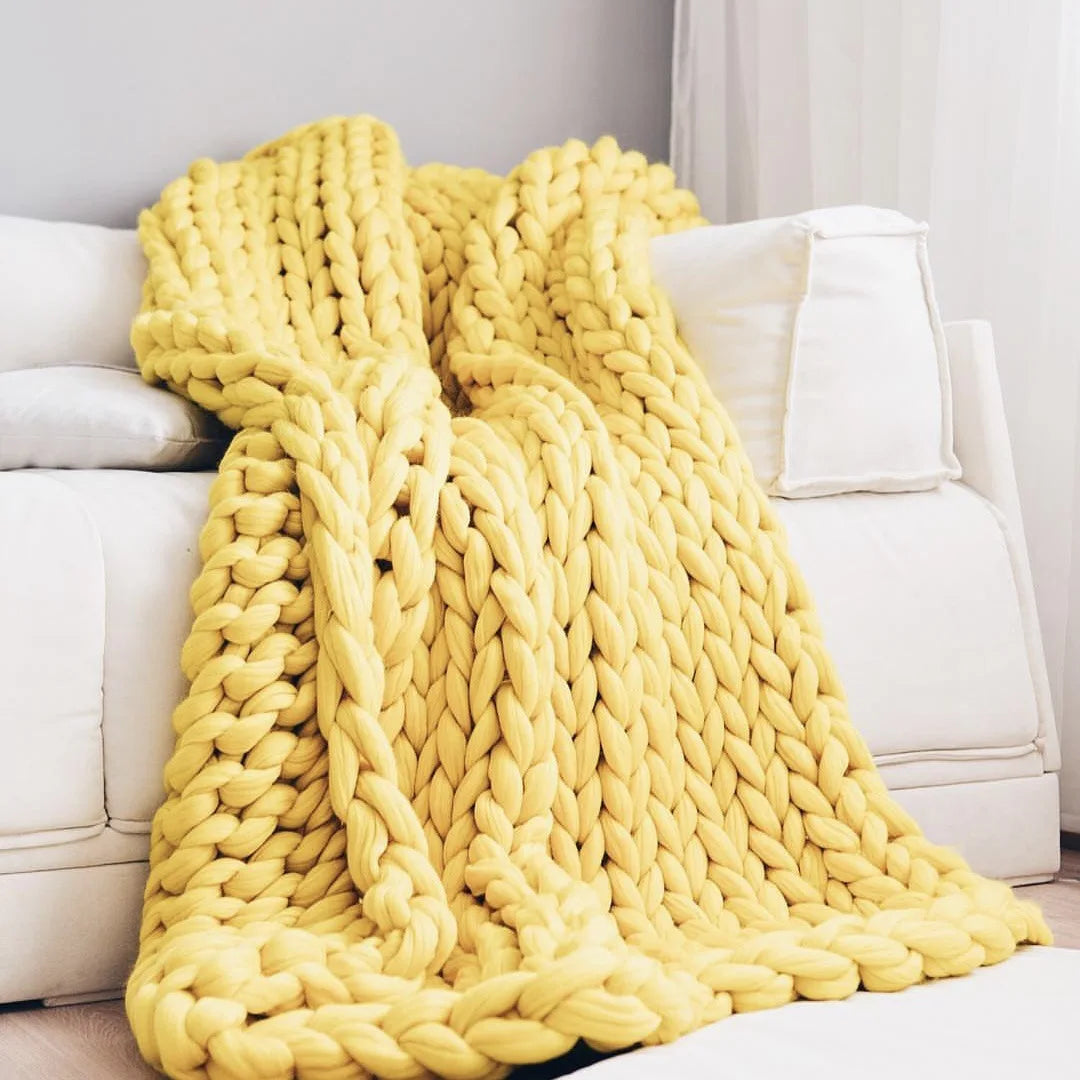 Grofgebreide Dekens – Gezellige Wolldeck voor Elke Kamer – Zacht & Warm – Perfect voor Bank en Bed
