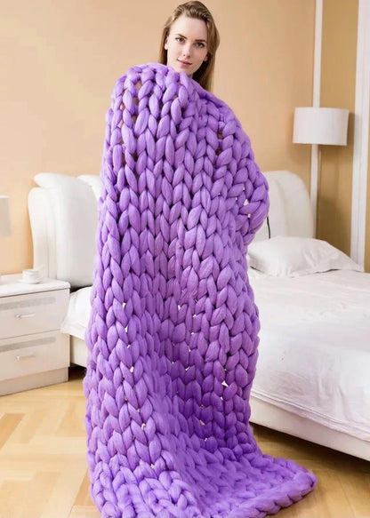 Grofgebreide Dekens – Gezellige Wolldeck voor Elke Kamer – Zacht & Warm – Perfect voor Bank en Bed