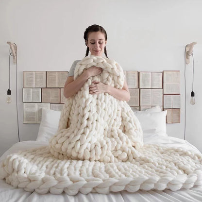 Grofgebreide Dekens – Gezellige Wolldeck voor Elke Kamer – Zacht & Warm – Perfect voor Bank en Bed