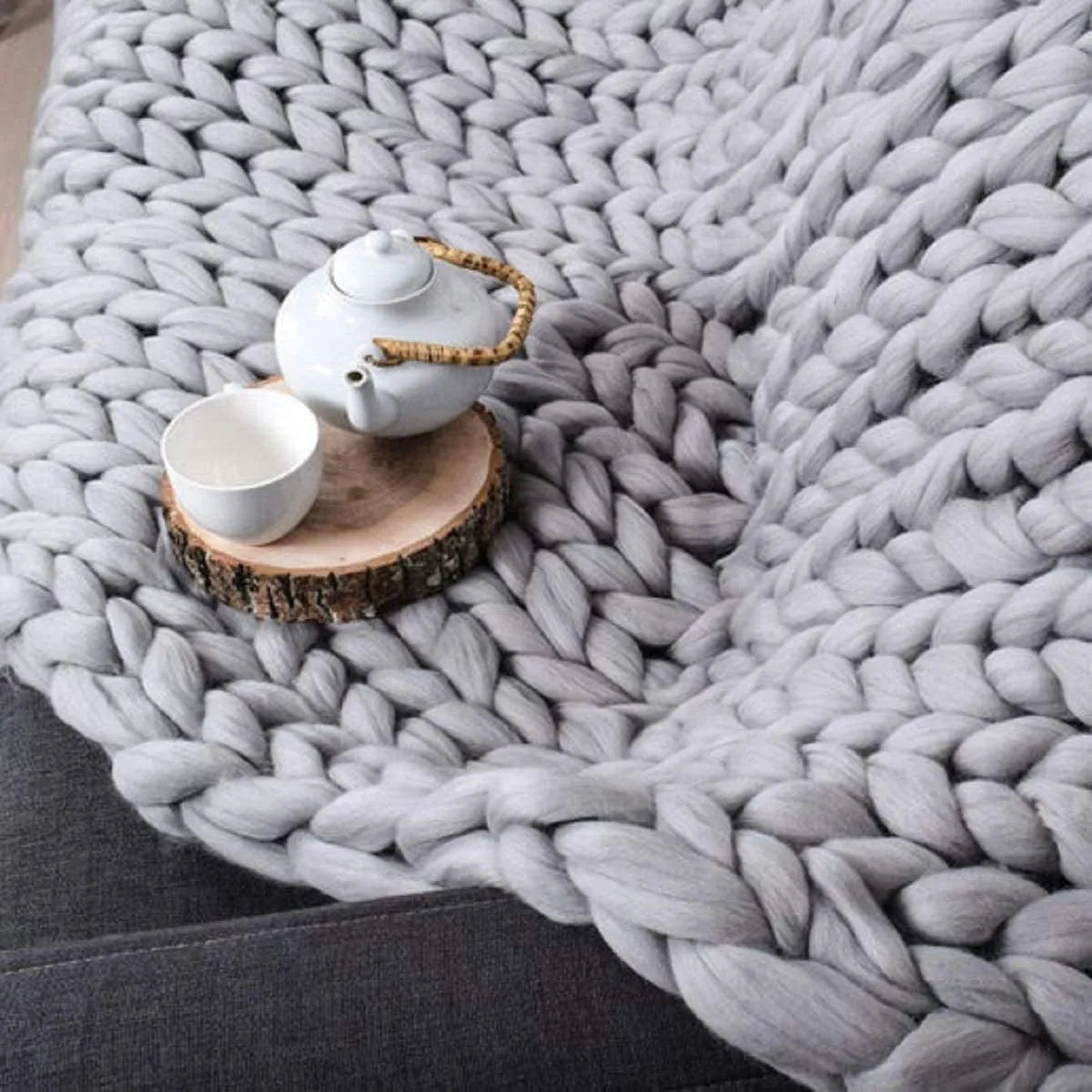 Grofgebreide Dekens – Gezellige Wolldeck voor Elke Kamer – Zacht & Warm – Perfect voor Bank en Bed