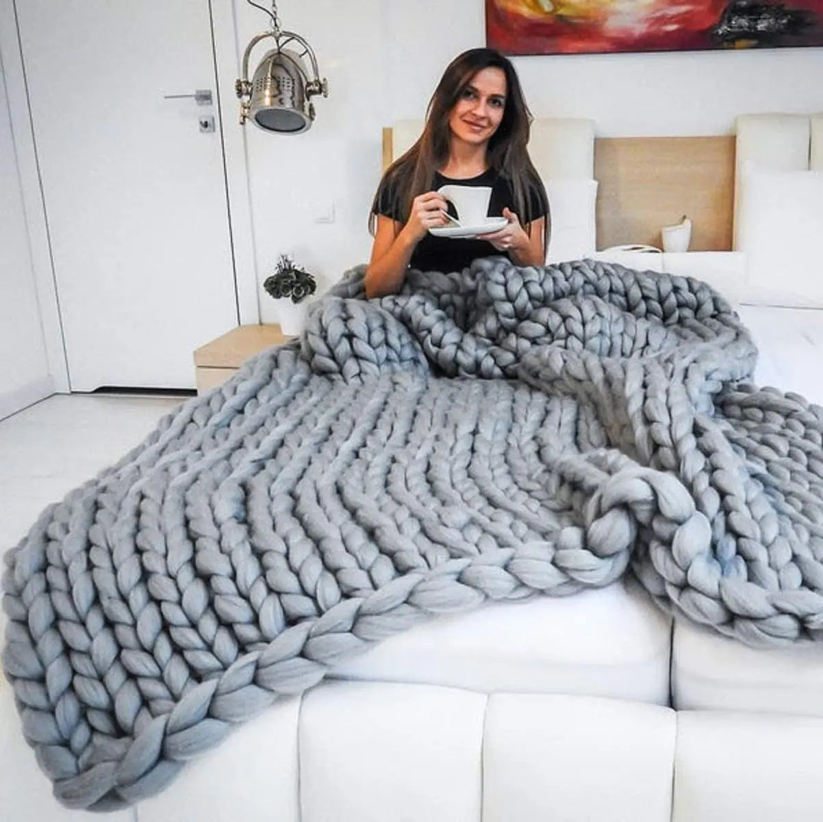 Grofgebreide Dekens – Gezellige Wolldeck voor Elke Kamer – Zacht & Warm – Perfect voor Bank en Bed