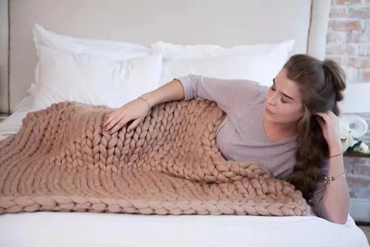 Grofgebreide Dekens – Gezellige Wolldeck voor Elke Kamer – Zacht & Warm – Perfect voor Bank en Bed