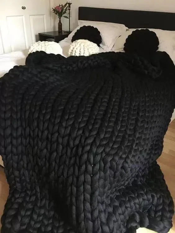 Grofgebreide Dekens – Gezellige Wolldeck voor Elke Kamer – Zacht & Warm – Perfect voor Bank en Bed