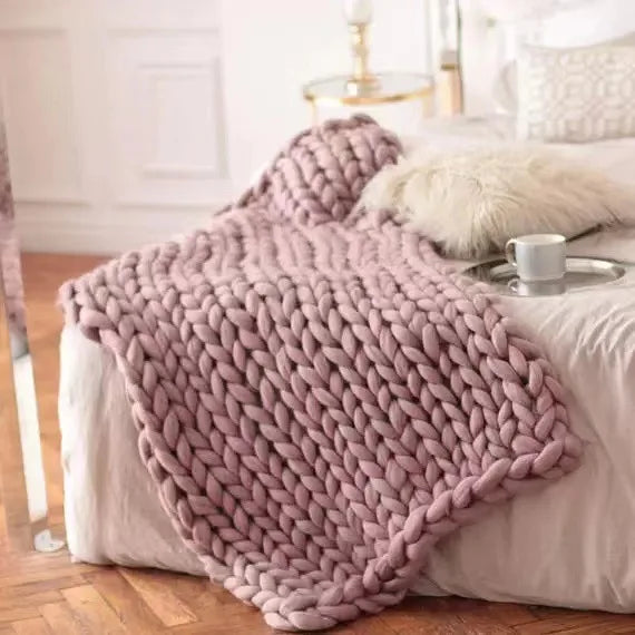Grofgebreide Dekens – Gezellige Wolldeck voor Elke Kamer – Zacht & Warm – Perfect voor Bank en Bed