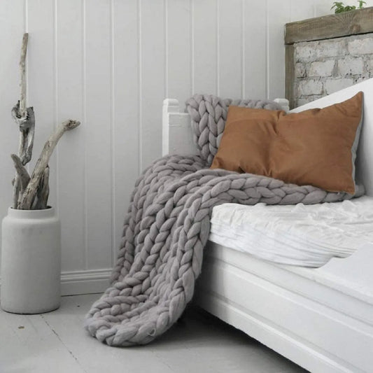 Grofgebreide Dekens – Gezellige Wolldeck voor Elke Kamer – Zacht & Warm – Perfect voor Bank en Bed