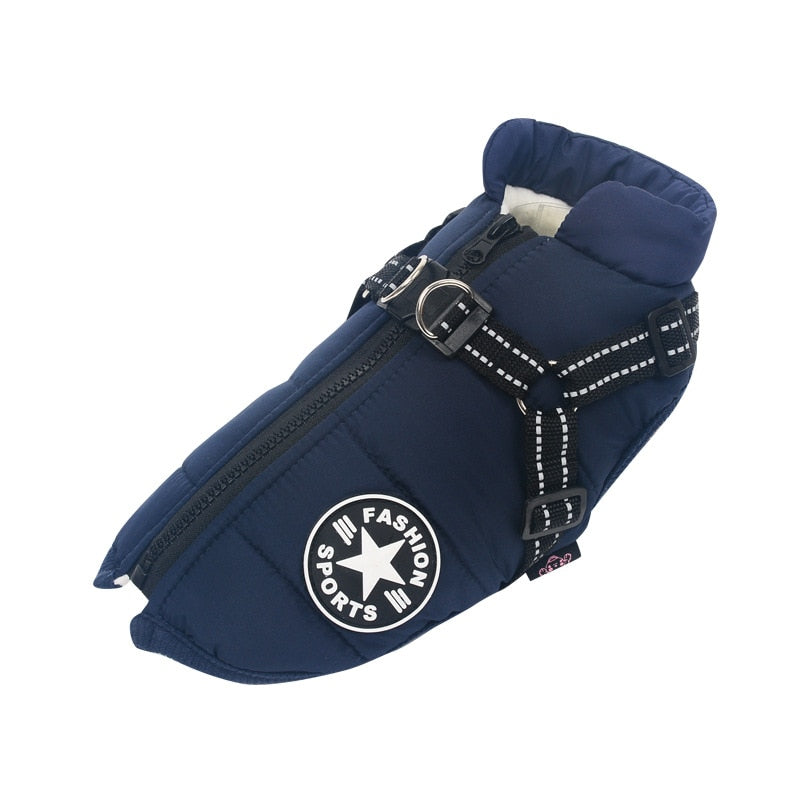 Geïsoleerde Winterjas voor Honden met Reflecterend Harnas -