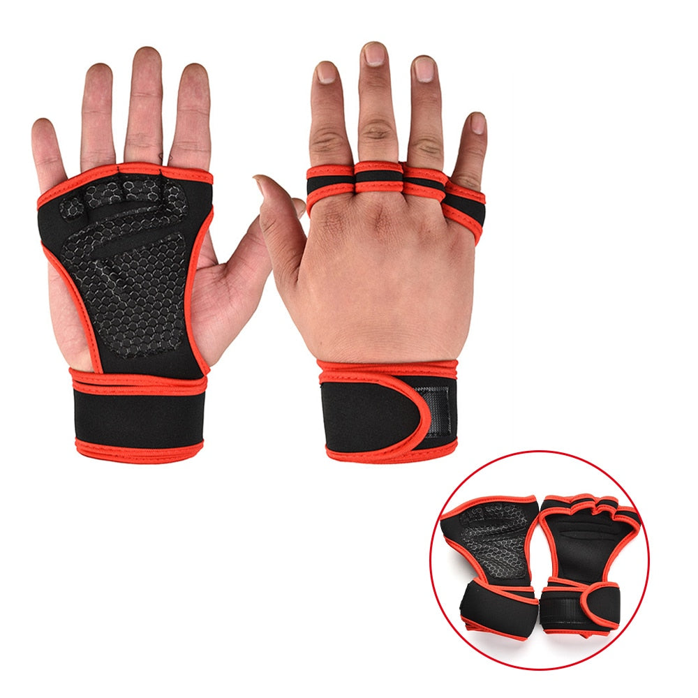 Ademende Grip Trainingshandschoenen voor Fitness en Gewichtheffen