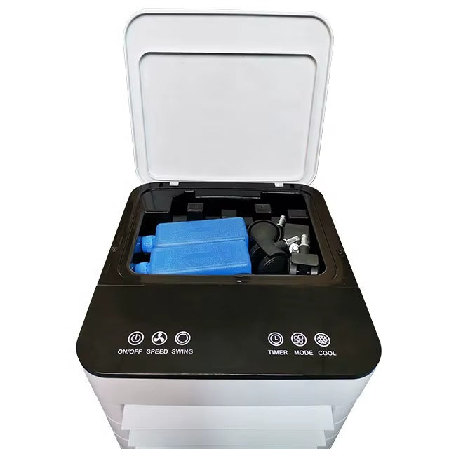 AeroChill draagbare airconditioner zonder installatie – 3-in-1 koelen, bevochtigen en zuiveren