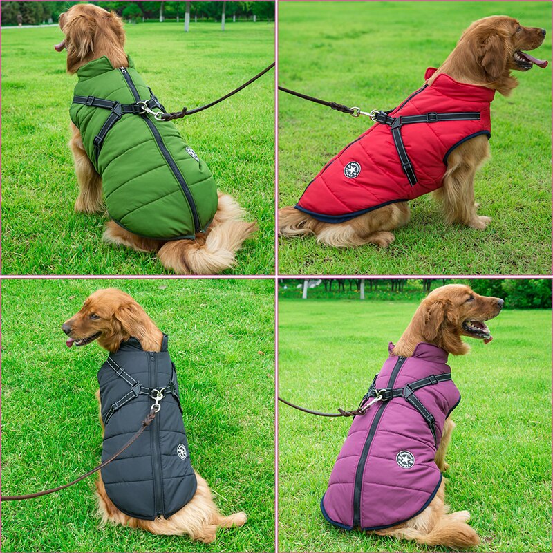 Geïsoleerde Winterjas voor Honden met Reflecterend Harnas -