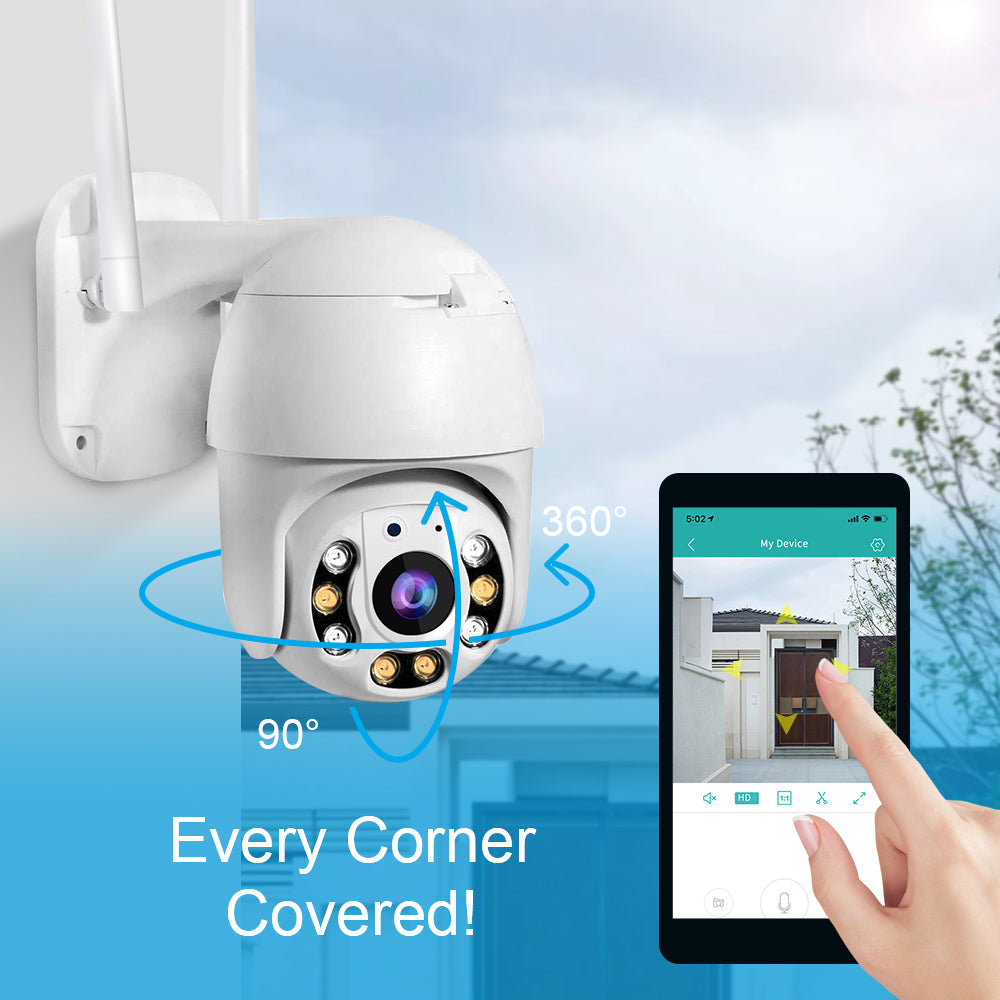 SecureView 360 – Draadloze Beveiligingscamera met 360° Dekking