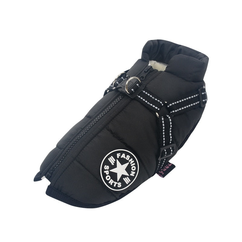 Geïsoleerde Winterjas voor Honden met Reflecterend Harnas -