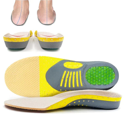Gel EVA Hardloop Inlegzolen met Voetboogsteun - Demping & Hielkom - Maat 35-45