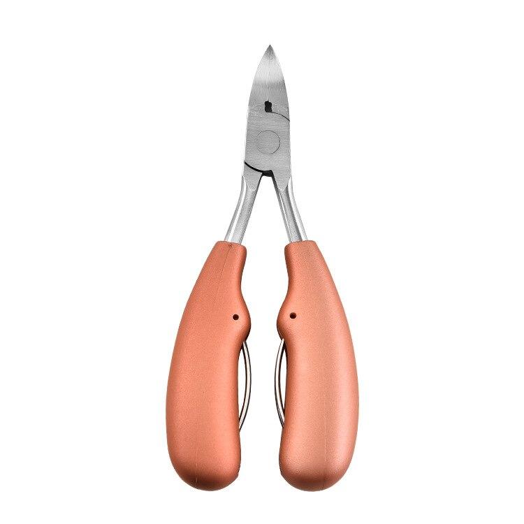 Gebogen Teennagel Schaar RVS – Ergonomische Voetverzorging voor Dikke Nagels