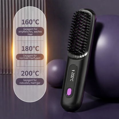 Silkara Draadloze Haarstyler met Keramische Ionentechnologie