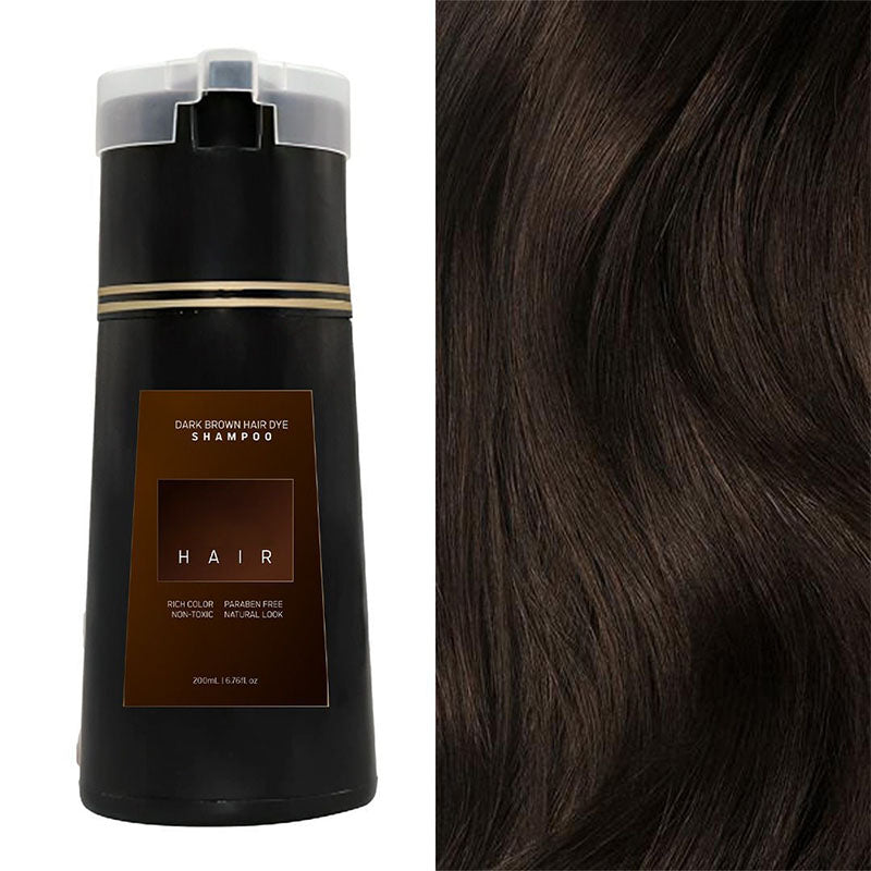 Haarverf Shampoo - Directe Dekking voor Grijs Haar & Haarverzorging