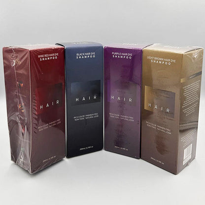 Haarverf Shampoo - Directe Dekking voor Grijs Haar & Haarverzorging