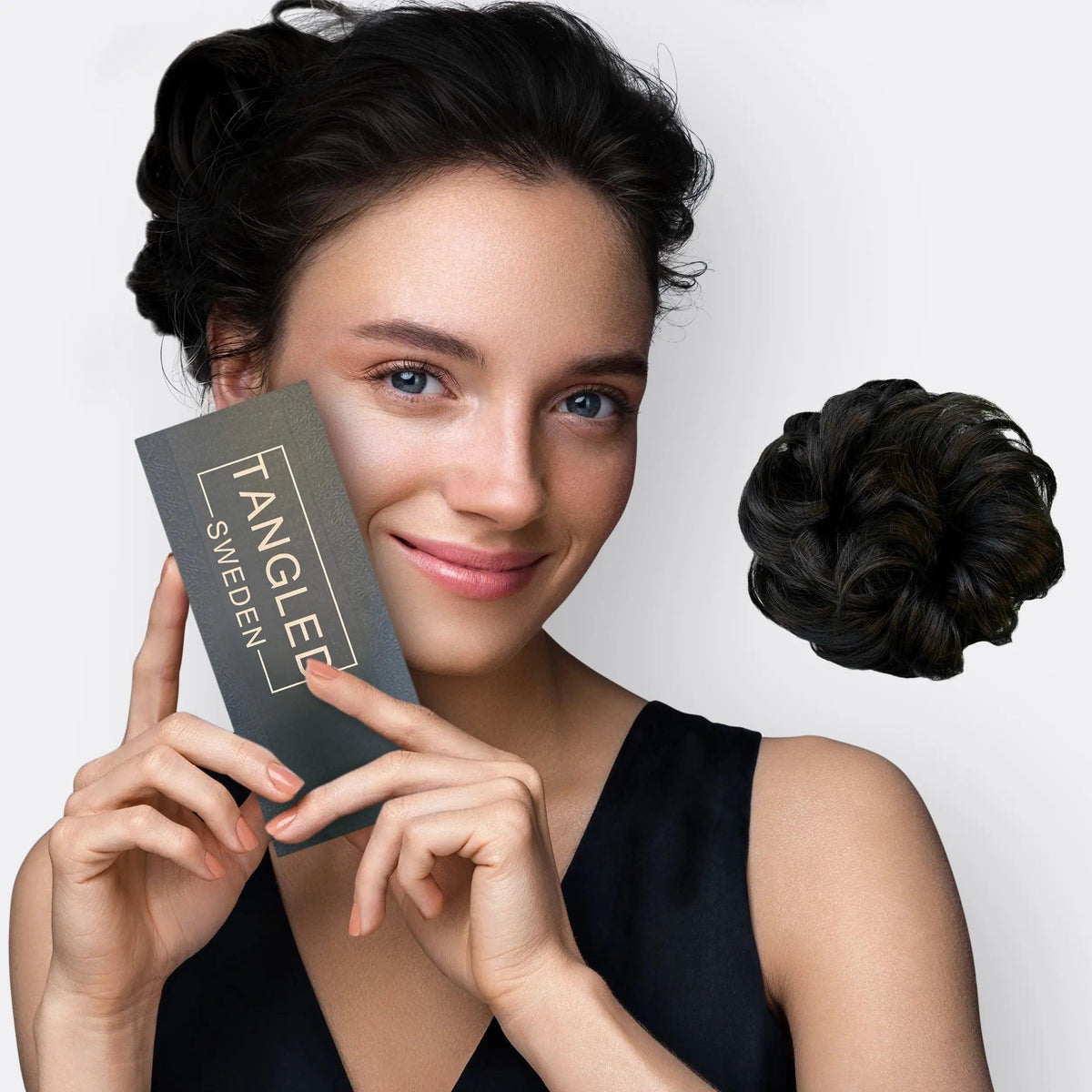Volumehaar Scrunchie met Dutt-Effect – Volumineuze Look & Natuurlijk Finish
