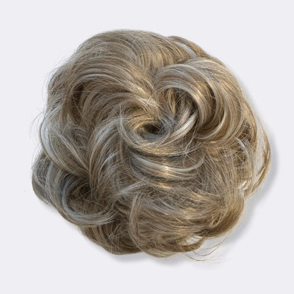 Volumehaar Scrunchie met Dutt-Effect – Volumineuze Look & Natuurlijk Finish