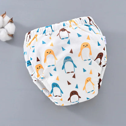 Herbruikbare Trainingsbroekjes voor Baby’s – Comfortabele Katoenen Luiers met 6-laagse Bescherming – Potty Training