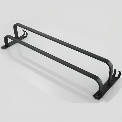 Handdoekhouder voor badkamer met haken 60/40 cm