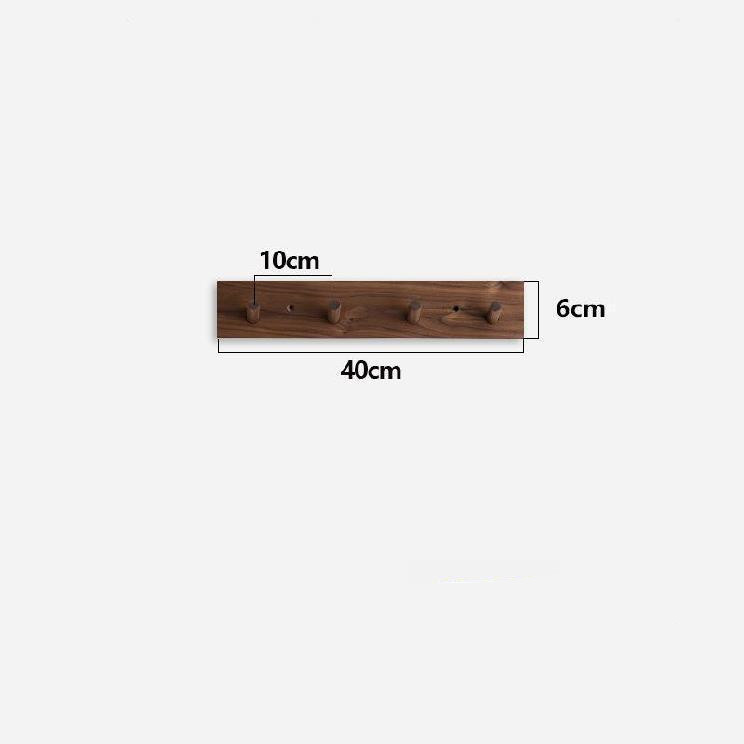 Houten Wandkapstok Minimalistisch Design met Natuurlijke Uitstraling
